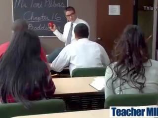 Sex In Class With Big Juggs Hot Teacher And Student video-11